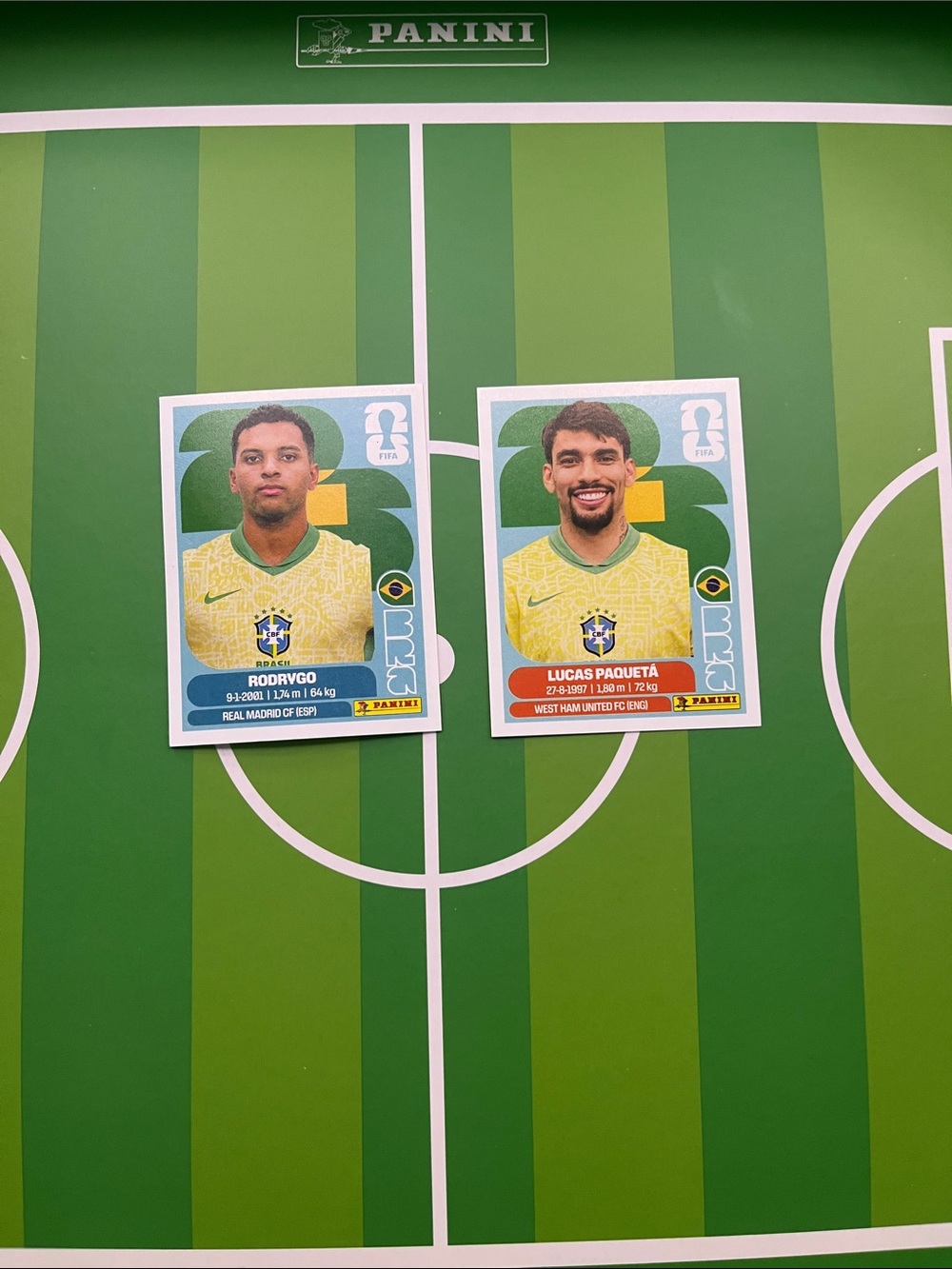 Brazil World Cup panini sticker collection